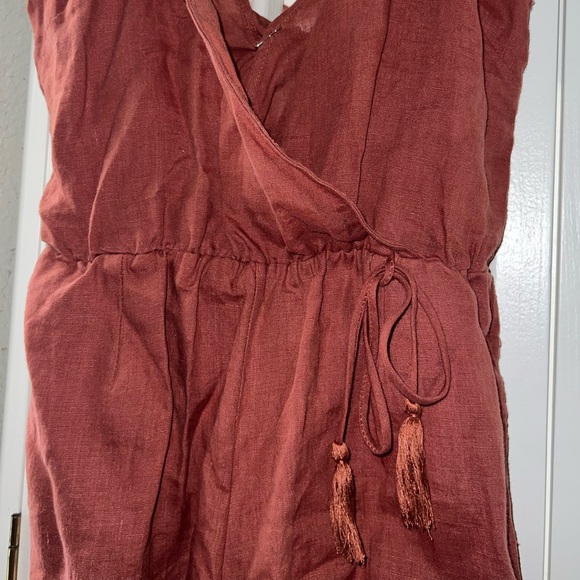 Olivaceous Rustic Ruffle Romper (Size: Medium) - Picture 3 of 8